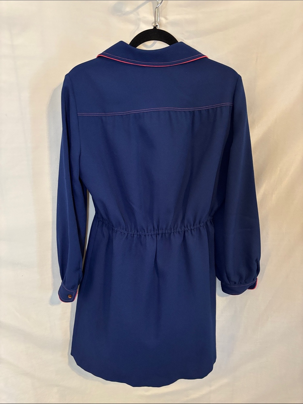 Schrader Sport Vintage 1970s Blue Button Front Dress - Picture 4 of 6